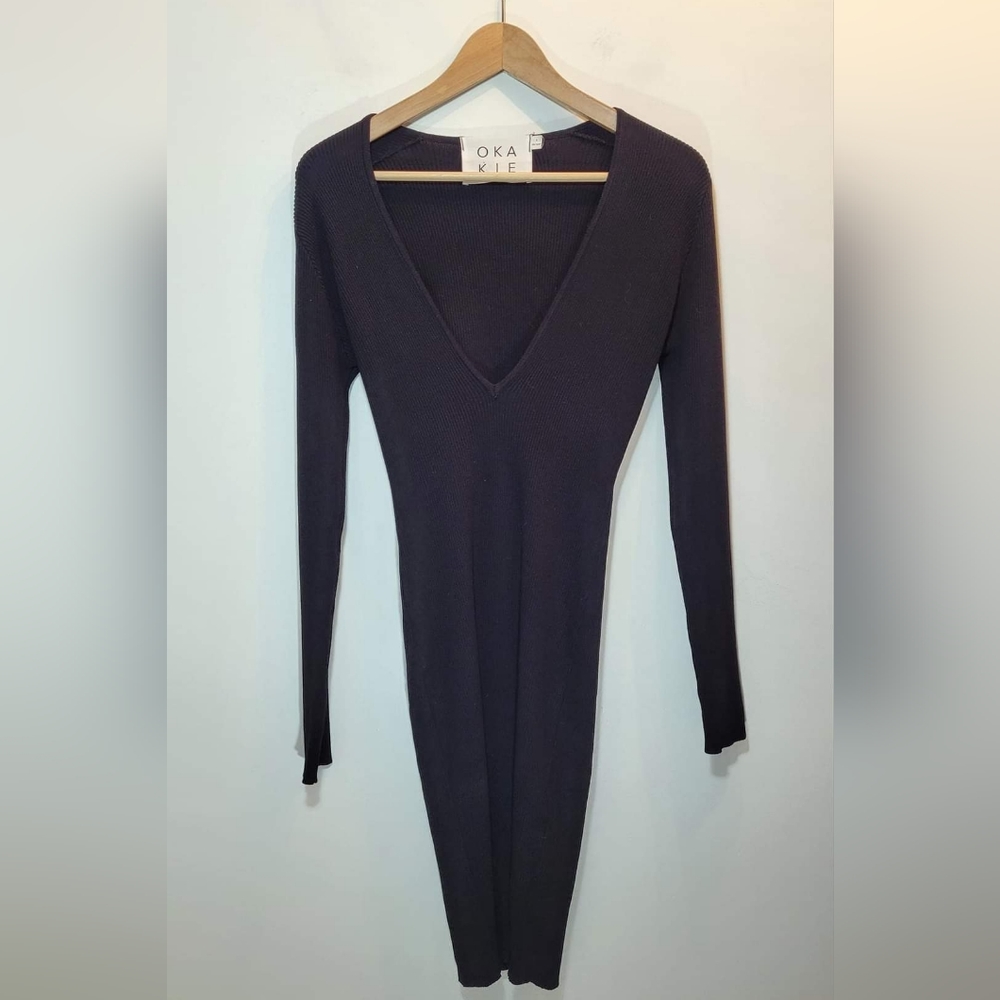 Okakie Ribbed Bodycon Dress - Picture 2 of 2